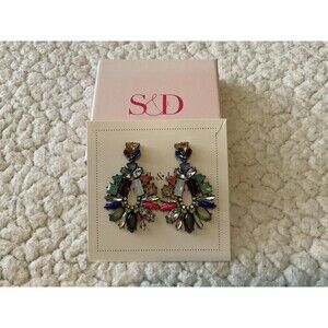 Stella & Dot, Versatile 2-in-1, Mix It Up Statement To Stud Earrings, Multicolor
